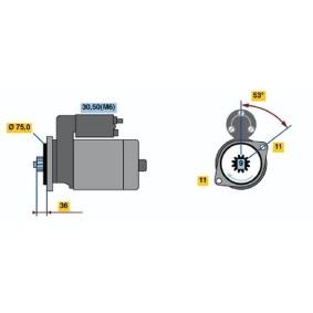 Köp Startmotor av BOSCH 0 986 020 461 till det låga priset 3419,55 kr