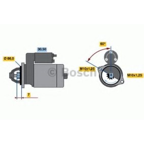 Köp Startmotor av BOSCH 0 986 020 501 till det låga priset 2284,50 kr