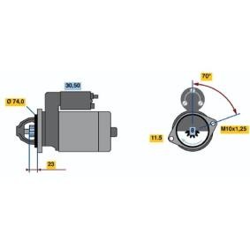 Köp Startmotor av BOSCH 0 986 020 661 till det låga priset 3755,17 kr