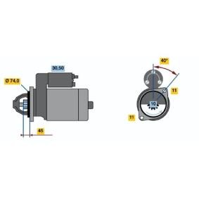 Köp Startmotor av BOSCH 0 986 020 671 till det låga priset 3755,17 kr