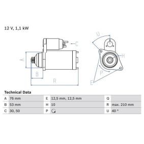 Köp Startmotor av BOSCH 0 986 021 010 till det låga priset 3391,50 kr