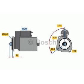 Köp Startmotor av BOSCH 0 986 022 760 till det låga priset 3631,55 kr