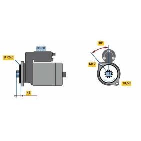 Köp Startmotor av BOSCH 0 986 022 950 till det låga priset 3913,64 kr
