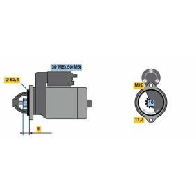 Köp Startmotor av BOSCH 0 986 022 970 till det låga priset 2420,00 kr