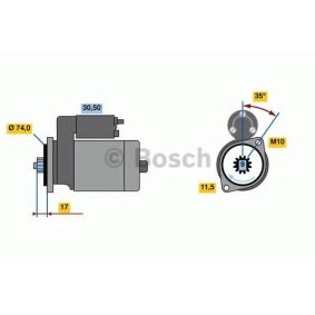 Köp Startmotor av BOSCH 0 986 023 560 till det låga priset 2135,56 kr