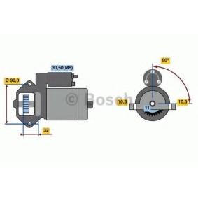Köp Startmotor av BOSCH 0 986 023 570 till det låga priset 1886,26 kr