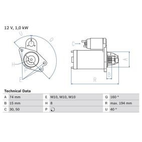 Köp Startmotor av BOSCH 0 986 023 920 till det låga priset 1827,70 kr