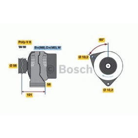 Lichtmaschine 0 986 038 170