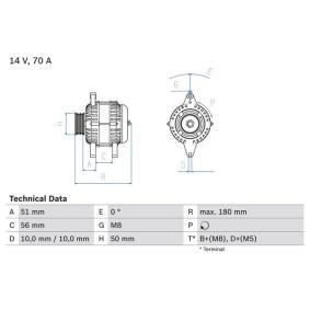Lichtmaschine 0 986 038 600
