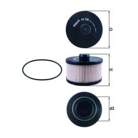 Köp Bränslefilter av MAHLE ORIGINAL KX 199D till det låga priset 317,41 kr
