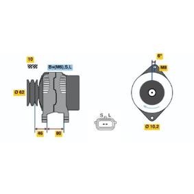 Lichtmaschine 0 986 044 051