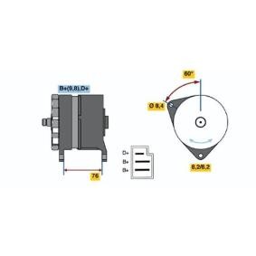 Lichtmaschine 0 986 044 581