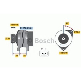 Lichtmaschine 0 986 044 681