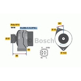 Lichtmaschine von BOSCH