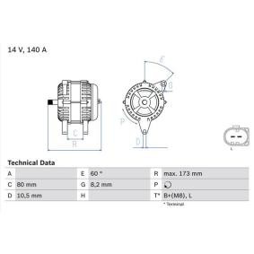 Lichtmaschine 0 986 049 950
