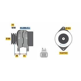 Lichtmaschine 0 986 080 740