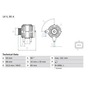 Lichtmaschine 0 986 080 960