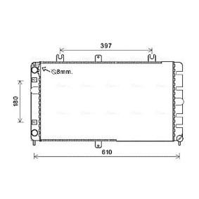 Achetez des Radiateur du moteur AVA COOLING SYSTEMS LA2022 à prix pour 85,65 €