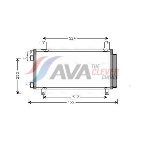 Achetez des Radiateur du moteur AVA COOLING SYSTEMS LA2023 à prix pour 112,77 €