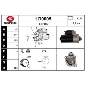 Köp Startmotor av SNRA LD9005 till det låga priset 3284,98 kr