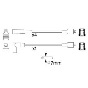 Compre Jogo de cabos de ignição da BOSCH 0 986 357 134 a um preço baixo por 63,68 €