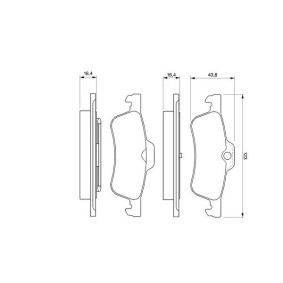 Acquista Kit pastiglie freni da BOSCH 0 986 424 654 a buon mercato per soli 48,07 €