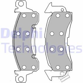 Compre Pastilhas de travão da DELPHI LP1256 a um preço baixo por 52,37 €