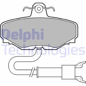 Acquista Kit pastiglie freni da DELPHI LP601 a buon mercato per soli 15,72 €