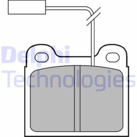 Compre Pastilhas de travão da DELPHI LP711 a um preço baixo por 59,78 €
