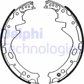 Compre Jogo de maxilas de travão da DELPHI LS1504 a um preço baixo por 112,16 €