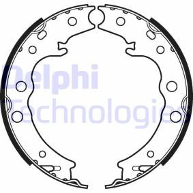 Köp Handbromsbackar av DELPHI LS2125 till det låga priset 389,69 kr