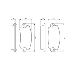 Acquista Kit pastiglie freni da BOSCH 0 986 467 760 a buon mercato per soli 15,96 €