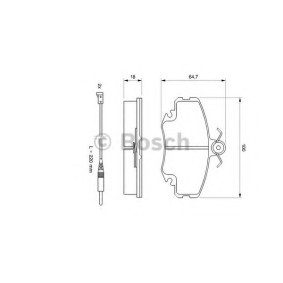 Compre Pastilhas de travão da BOSCH 0 986 469 371 a um preço baixo por 46,89 €