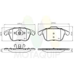 Acquista Kit pastiglie freni da MOTAQUIP LVXL1373 a buon mercato per soli 59,70 €