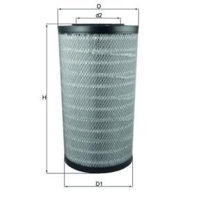 Luftfilter für DAF von MAHLE ORIGINAL