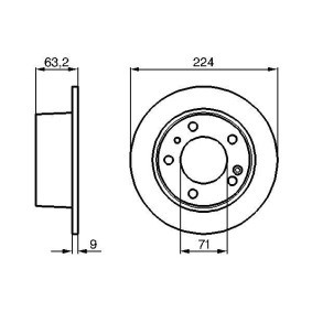 Bremsscheibe 0 986 478 141