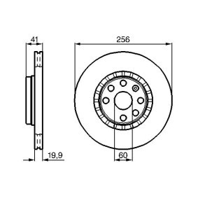 Comprar Disco de freno de BOSCH 0 986 478 535 a bajo precio de 34,04 €