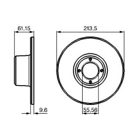 Comprar Disco de freno de BOSCH 0 986 478 811 a bajo precio de 30,37 €