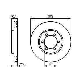 Comprar Disco de freno de BOSCH 0 986 478 967 a bajo precio de 50,13 €