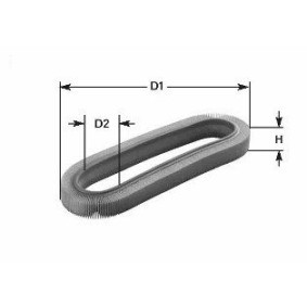 VOLKSWAGEN Luftfilter von CLEAN FILTER