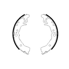 Comprar Juego de zapatas de frenos de BOSCH 0 986 487 689 a bajo precio de 25,22 €