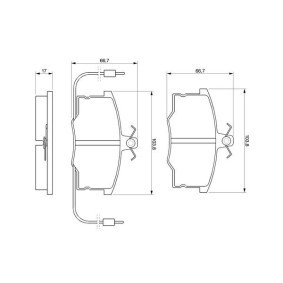 Compre Pastilhas de travão da BOSCH 0 986 490 930 a um preço baixo por 61,48 €