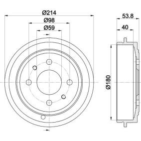 Bremstrommel von MINTEX MBD023