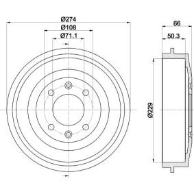 Køb Bremsetromle af MINTEX MBD030 til den lave pris 374,65 DKK