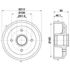 Køb Bremsetromle af MINTEX MBD035 til den lave pris 372,56 DKK