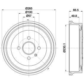 Køb Bremsetromle af MINTEX MBD048 til den lave pris 347,59 DKK