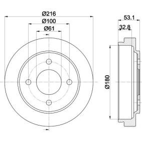 Køb Bremsetromle af MINTEX MBD049 til den lave pris 479,45 DKK
