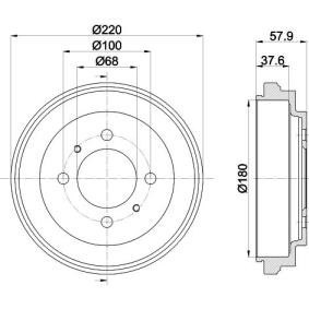 Bremstrommel MBD050