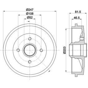 Køb Bremsetromle af MINTEX MBD056 til den lave pris 699,47 DKK