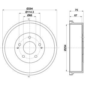 Køb Bremsetromle af MINTEX MBD093 til den lave pris 726,51 DKK